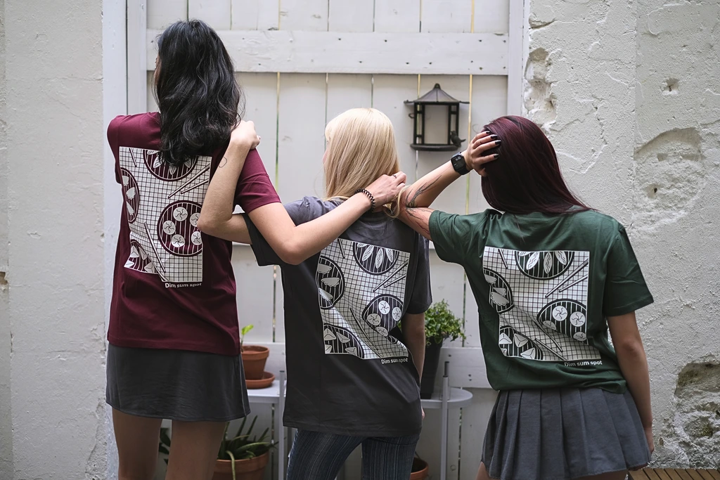 Dim Sum Spot cotton T-shirts